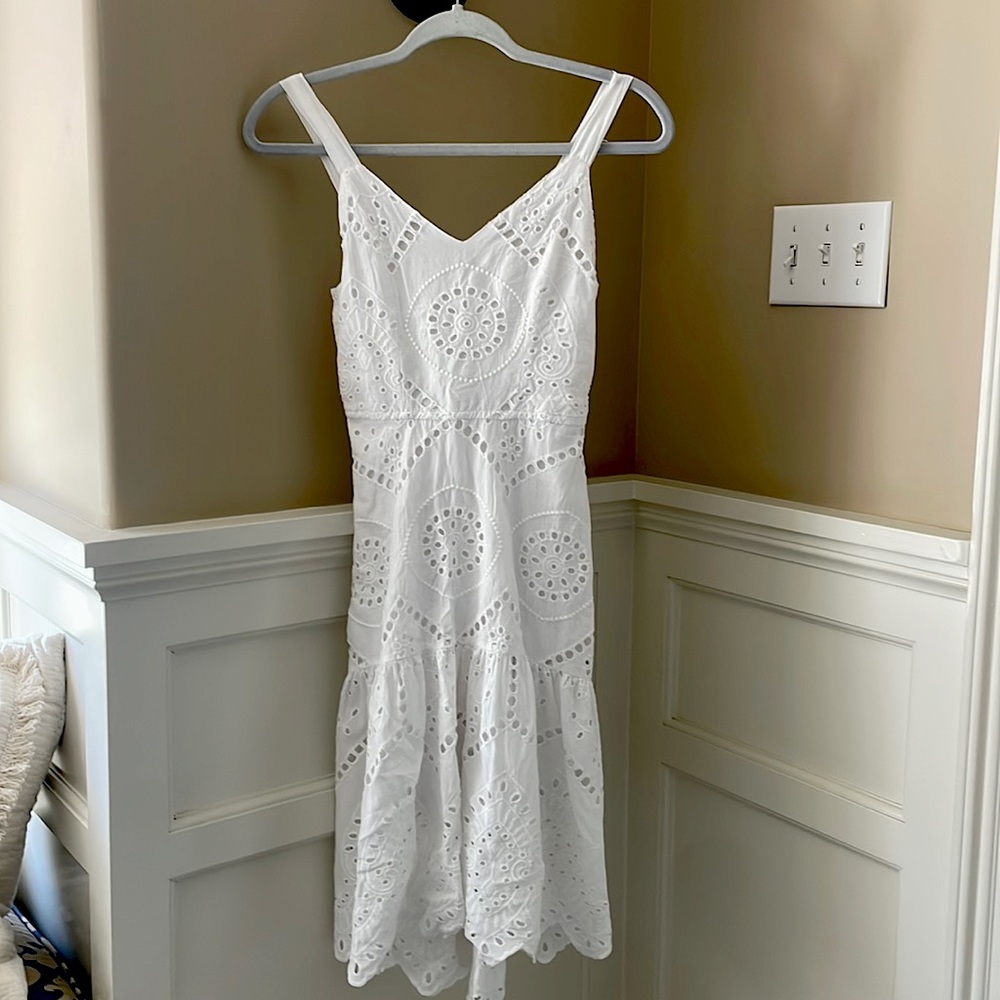 White Embroidered Midi/Maxi Dress